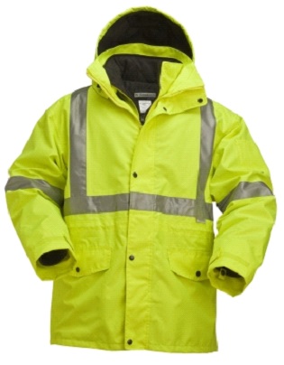 High Visibility 5-IN-1 Parka Jacket with 2-IN-1 Thinsulate Insulation Inner Jacket